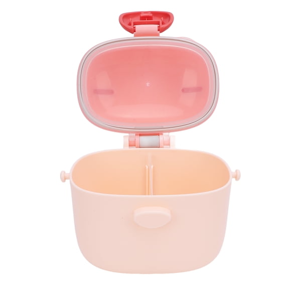BOKYAN Baby Formula Dispenser Large Capacity Multifunctional Sealing Portable Milk Powder Container for Travel Pink, 5.51 in / 14 cm