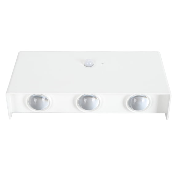 BOKYAN Battery Operated Wall Sconce Rechargeable 6W LED Magnetic Up Down Light with Touch Switch Motion Sensor for Bedroom Living Room White
