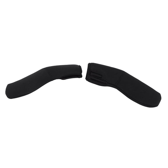 BOKYAN Black Neoprene Baby Stroller Handle Grip Cover Protector 1 Pair Padded Foldable Design Universal Fit For Prams Carriages Washable Reusable 7.28 inches / 18.5 cm Travel Accessory