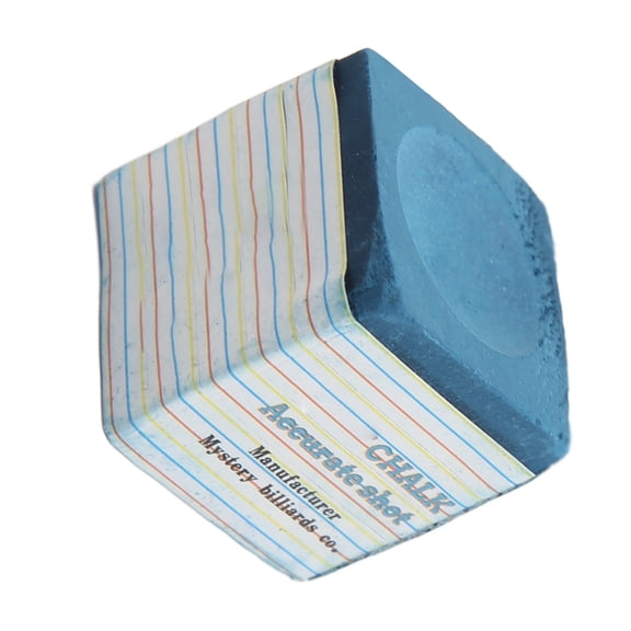 BOKYAN Blue Professional Pool Cue Chalk Strong Adhesion Dustproof Snooker Billiard Accessories (1.97 inches / 5 cm) Essential Tip Coating For Accurate Shots And Consistent Ball Control