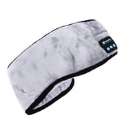 BOKYAN Bluetooth Sleep Eye Patch Headphone Soft Wireless Sleeping Eye Cover for Men Women Airplane Travel Meditation Relaxation Grey Color Built-in 150mAh Battery 3.4oz/97g Light Blocking Mask