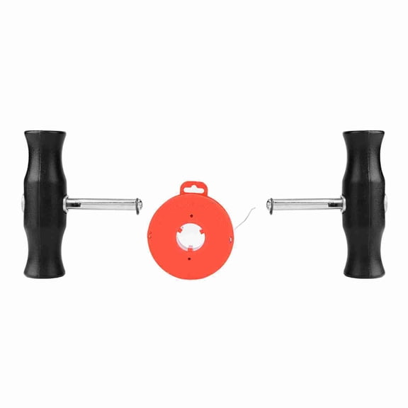 BOKYAN Car Auto Windshield Removal Tool Kit Windscreen Window Glass Cutting Wire 196.9 inches / 5m and 2 Handles for Vehicle Repair, Black