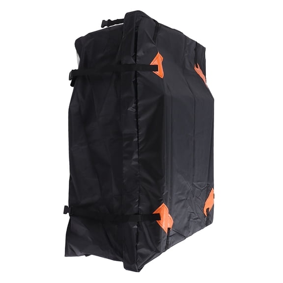 BOKYAN Car Rooftop Cargo Carrier Bag 15 Cubic Feet Waterproof Oxford Storage Box for Outdoor Camping Travel Universal Fit 600D (112x87x44 cm / 44.1x34.3x17.3 inches)
