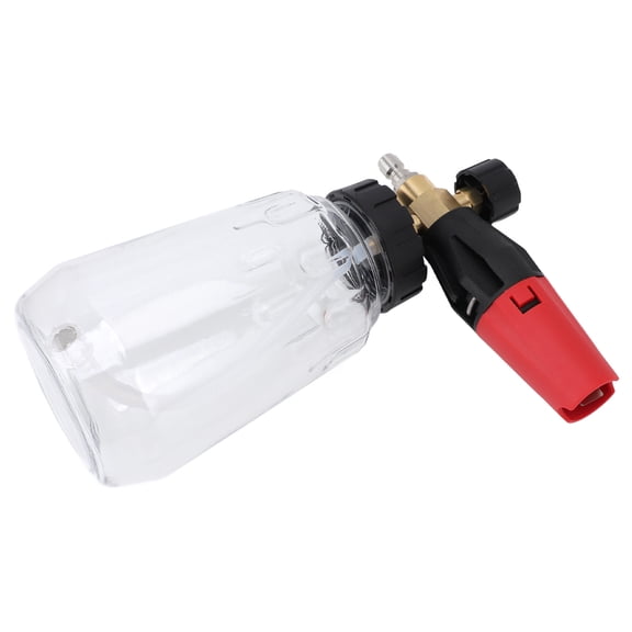 BOKYAN Car Wash Foam Sprayer Cannon, 1000ml / 33.8 oz High Pressure Washer Attachment with 1/4in Quick Connector for Auto Cleaning, Bikes, Trucks & SUVs