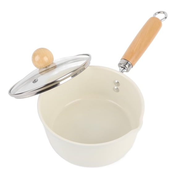 BOKYAN Compact NonStick Cooking Pot 8.66"14.57" Even Heat, SpaceSaving, Ideal for SingleServe Meals, Baby Food, and Noodles