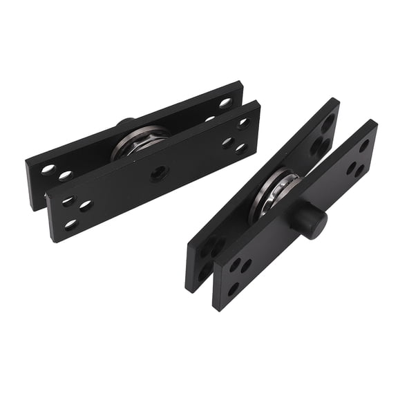 BOKYAN Concealed Door Hinge Stainless Steel 220LBS Load Capacity 360 Degree Rotation Pivot Hardware Kit 2-Pack (7.87 inches / 20 cm) For Hidden Bookcase