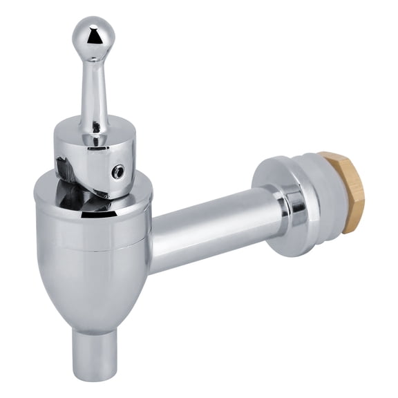BOKYAN Copper Faucet Tap Wine Beer Barrel Beverage Drink Dispenser Replacement Spigot For Home Brewing Setup Chrome Finish 0.47 inches / 1.2 cm Inlet Diameter