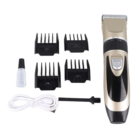 BOKYAN Cordless Pet Grooming Clipper Kit  Ergonomic USB Rechargeable Clippers with 5Speed Control, LowNoise, Long Battery Life for Dogs & Cats