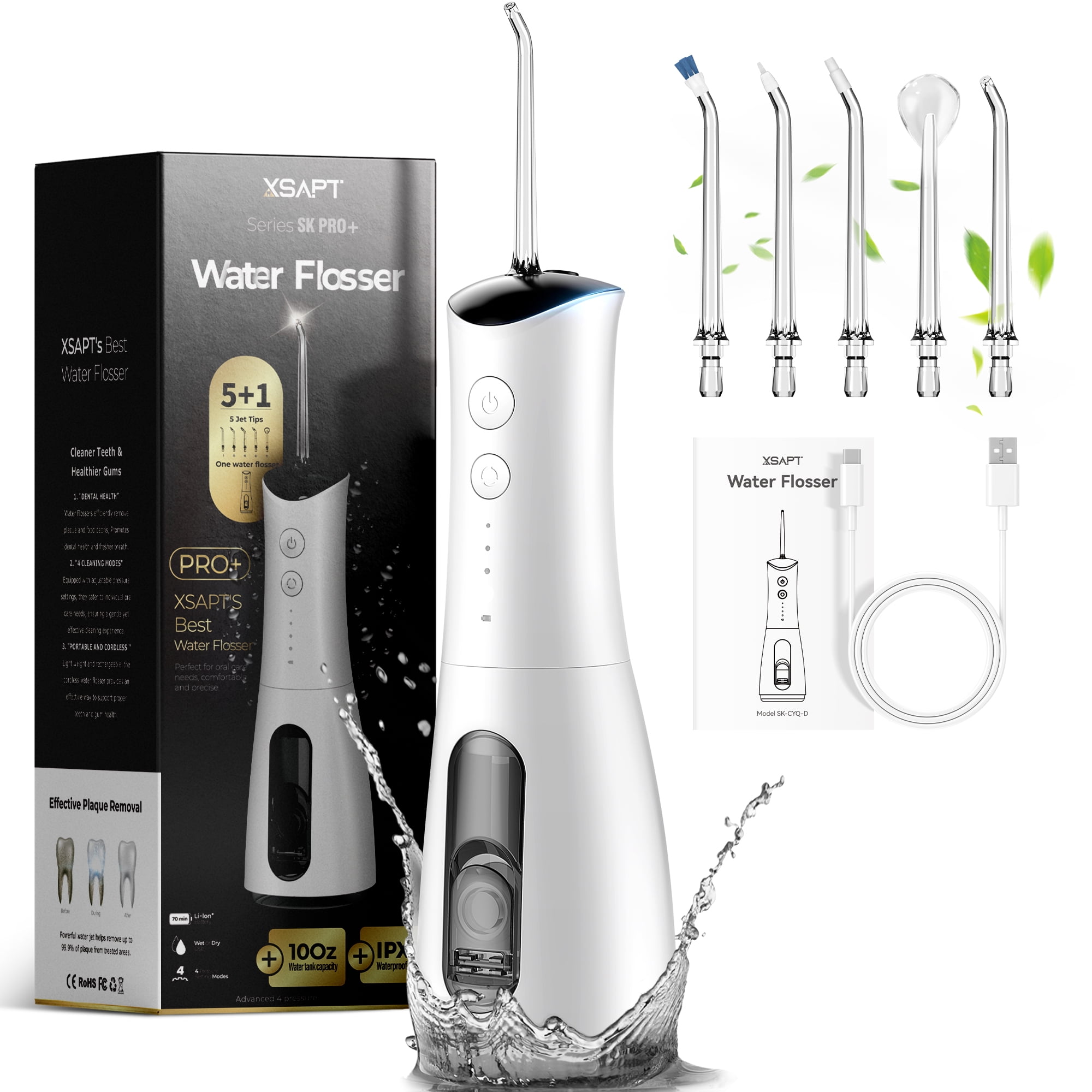 Bokyan Water Dental Flosser Pick for Teeth, 300ml 