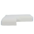 thumbnail image 1 of BOKYAN Couples Sleeping Pillow Breathable Memory Foam Contour Pillow Anti-Hand Pressure Sponge Space Pillow for Side Back Sleepers (17.7 x 9.8 x 9.1 inches / 45 x 25 x 23 cm), 1 of 9