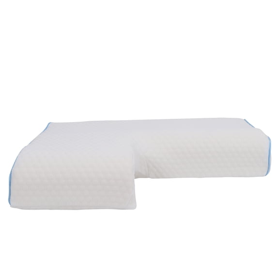 BOKYAN Couples Sleeping Pillow Breathable Memory Foam Contour Pillow Anti-Hand Pressure Sponge Space Pillow for Side Back Sleepers (17.7 x 9.8 x 9.1 inches / 45 x 25 x 23 cm)