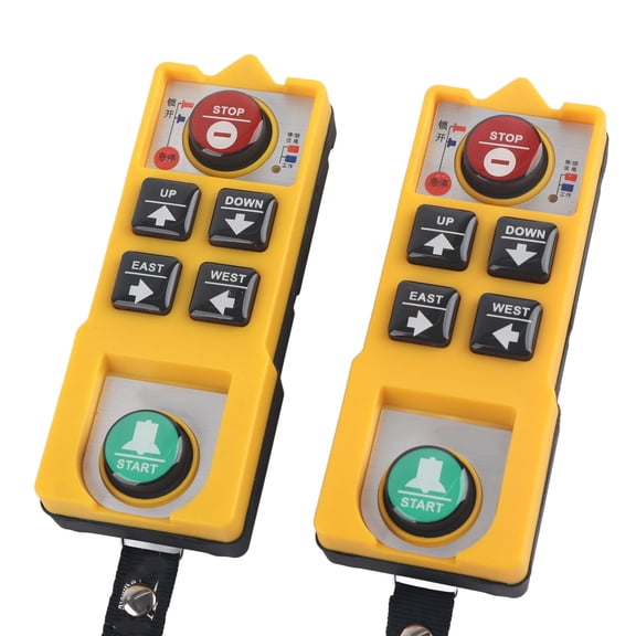 BOKYAN Crane Remote Control Hoist Controller 2 Key Switch 3 Proofing Waterproof ABS Shell AC 380V 11 inches / 27.9 cm