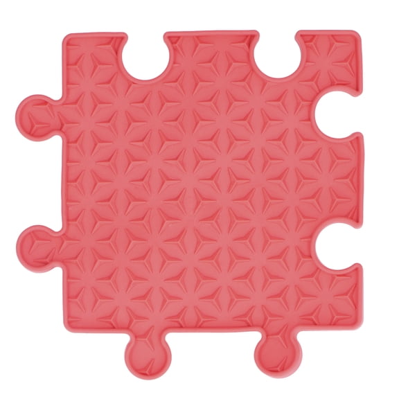 BOKYAN Dog Licking Pad – Safe Silicone Anxiety Relief & Slow‑Feeder Mat for Dogs & Cats, Red