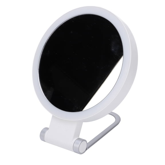 BOKYAN Double Sided LED Makeup Mirror 1X/10X Magnifying Dimmable Vanity Handheld Foldable Lighted Mirror