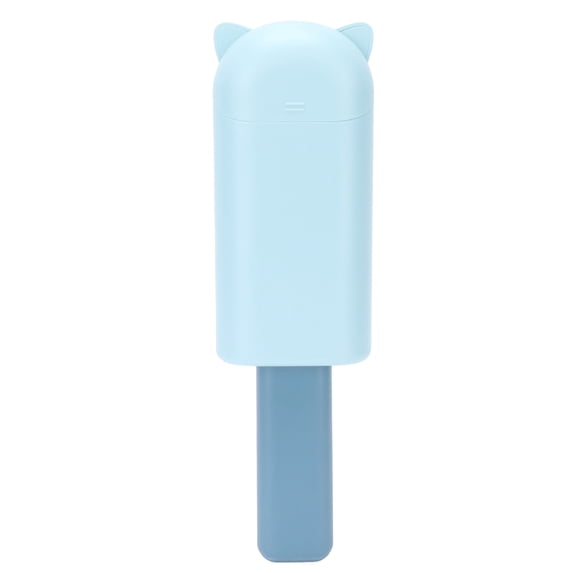 BOKYAN Double Sided Pet Hair Remover Brush with Storage Cover, Portable Electrostatic Clothes Lint Remover, Reusable Fuzz and Hairball Cleaning Tool for Laundry, Blue (9.84 in / 25 cm), 1 Count