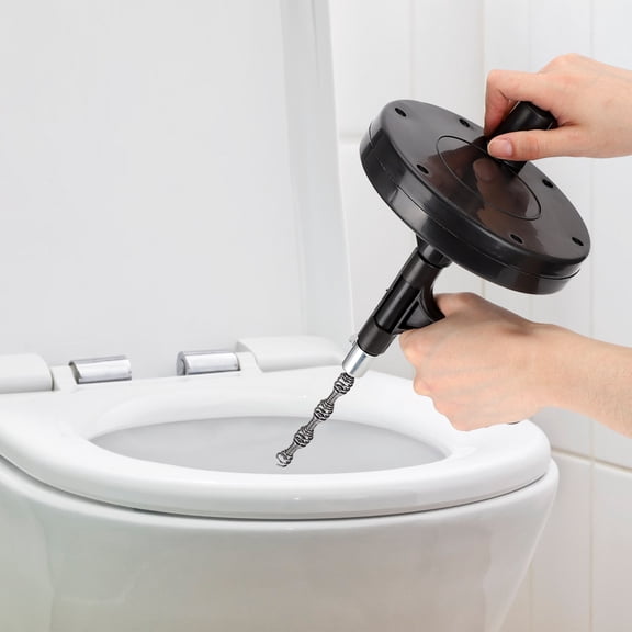BOKYAN Drain Cleaner Sewer Toilet Dredge Hand Tool, 16.4 ft / 5m Flexible Pipe Plumbing Snake Clog Remover, Black