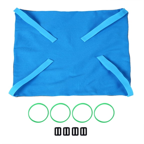 BOKYAN DualSided Cat & Small Pet Hanging Bed  Waterproof & Fleece, Fits Under Chairs/Table, NonSlip Rings, Easy Wash