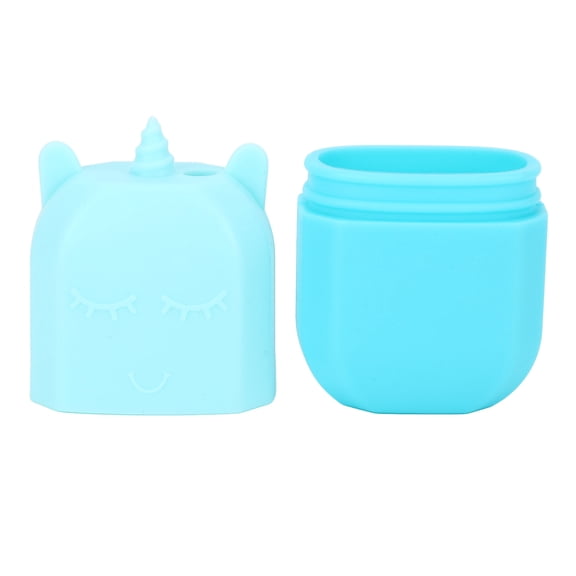 BOKYAN Facial Ice Cube Reusable Silicone Ice Holder Portable Water Fill Face Roller for Daily Skincare Routine Cooling Massage Tool Blue 4.2 inches / 107 mm Beauty Tool