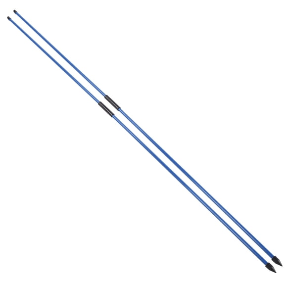 BOKYAN Fiberglass Golf Alignment Sticks 2 Sections Foldable Swing Trainer, Blue (122 cm / 48 inches)