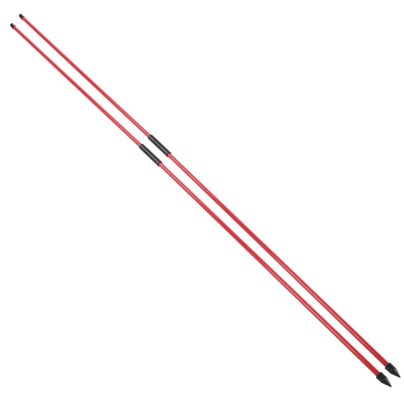 BOKYAN Fiberglass Golf Alignment Sticks 2 Sections Foldable Swing Trainer, Red (122 cm / 48 inches)