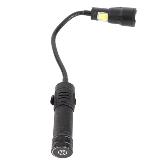 BOKYAN Flexible Flashlight Zoomable High Brightness Work Light with Magnetic Base and Bendable Neck for Auto Repair Camping Reading Emergency Situations 8.27 Inches