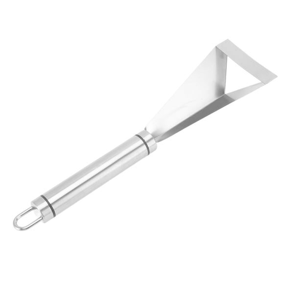BOKYAN Fruit Vegetable Carving Knife Stainless Steel Triangular Shape Channel Knife Tool for Home Kitchen 9.4 inches / 24 cm