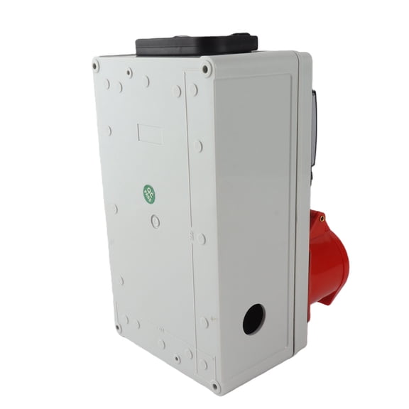 BOKYAN Handheld Industrial Socket Distribution Box 9.84 x 5.91 x 3.94 inches / 250 x 150 x 100 mm Water Proof Portable Electrical Breaker Outlet Box for Construction Site