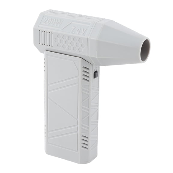 BOKYAN Handheld Jet Fan 130000 RPM High Speed Brushless Motor Cordless Multifunctional Portable Turbo Fan Built-in 4000mAh Battery Gray Edition (7.48 inches / 19.00 cm)