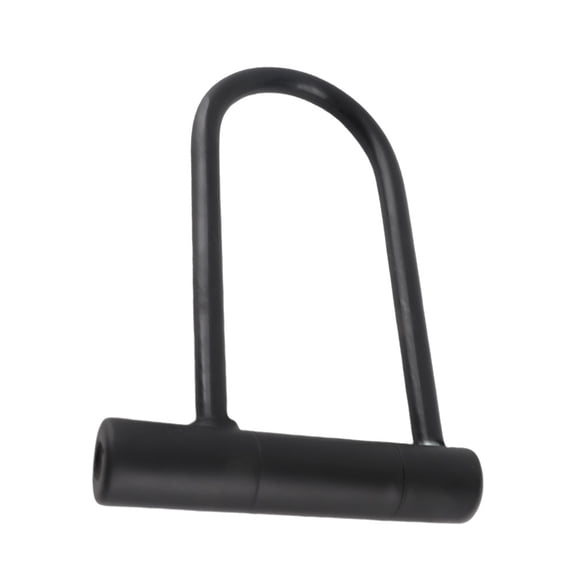BOKYAN Heavy Duty Zinc Alloy Bike Motorcycle Bicycle U Lock Security Anti Theft Kit with 2 Keys, Hardened Shackle, and Vinyl Coating for Mountain & Commuter Bikes, Black, 7.7 inches / 19.5 cm