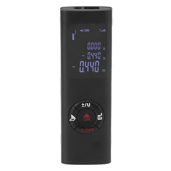 BOKYAN High Accuracy Handheld Measurement Laser Distance Meter Tool, 131ft / 40m Maximum Range, Digital LCD Display, USB Rechargeable 200mAh Battery, Portable Construction Ruler