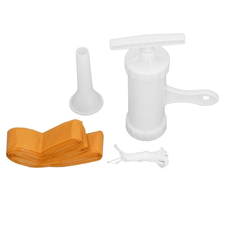 BOKYAN High‑Heat Plastic Sausage Casings with Easy‑Slip Tubes – Ideal for Homemade Ham, Sausage & Cured Meats