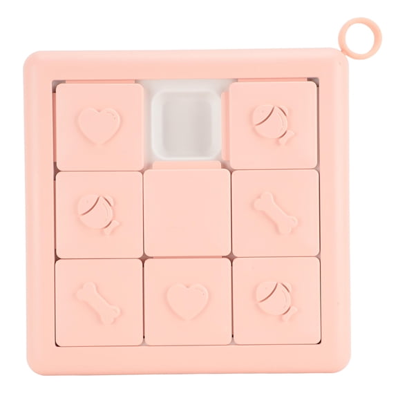 BOKYAN Interactive Dog Slow Feeder Puzzle Bowl – Brain‑Boosting Food Distribution Toy, Stress Relief & Training, Pink