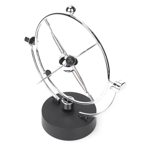 BOKYAN Kinetic Art Asteroid Electric Astronomy Kit Perpetual Motion Desktop Decoration A603. A mesmerizing desk toy and educational physics model for home and office, 9.4 inches / 24 cm.