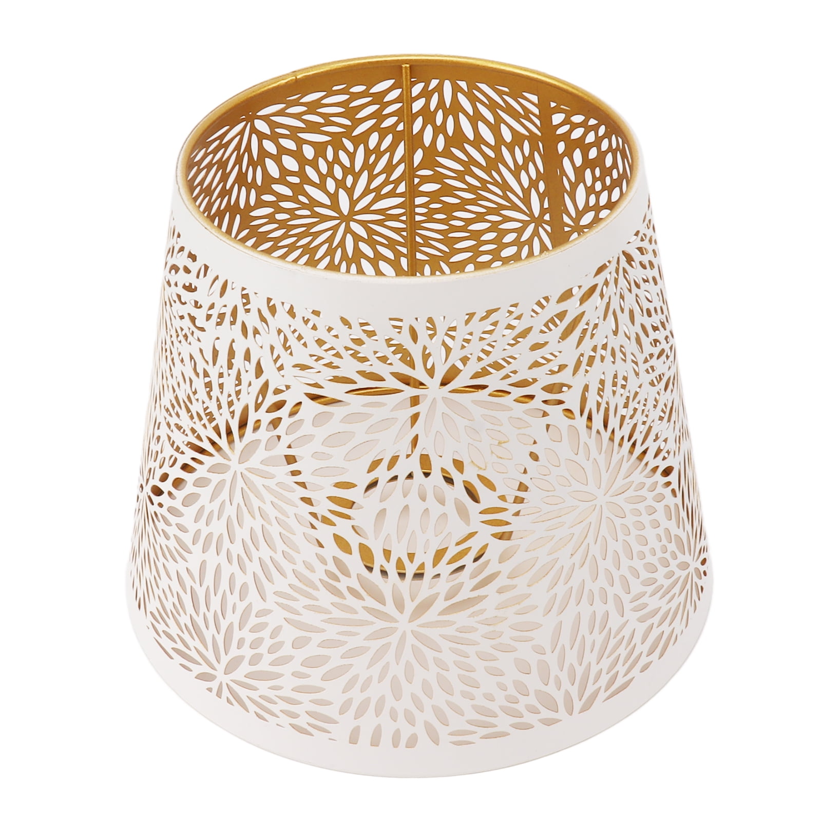 BOKYAN Lamp Shade E27 E26 White Carved Forest Tree Metal Modern Design Easy Installation Bulb Shade For Home Living Room Bedroom Bedside Decor 13x19x15cm / 5.1x7.5x5.9in