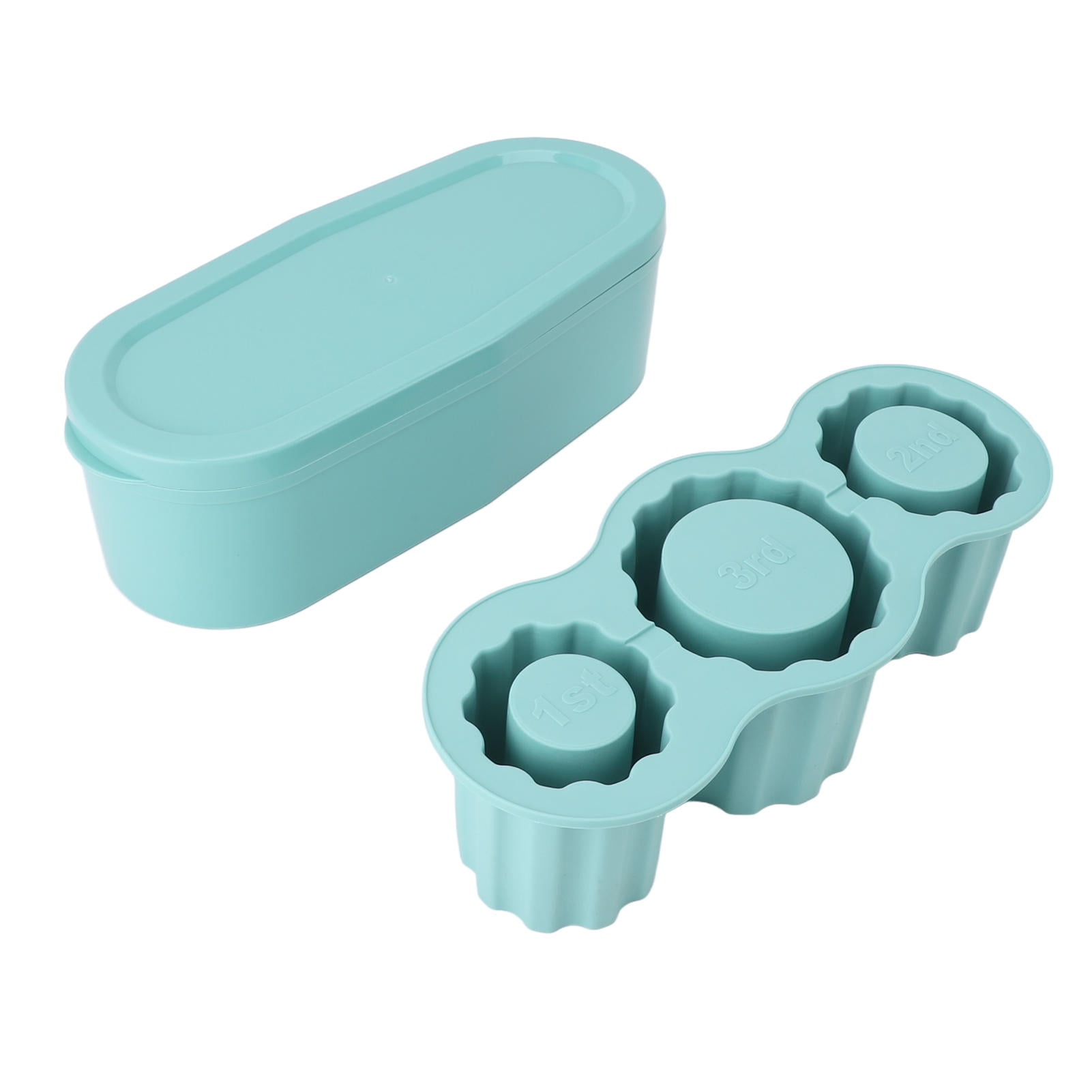 BOKYAN Large Capacity Silicone Cylinder Ice Cube Tray – Easy Release, Food‑Grade, Dishwasher Safe, Ideal for Drinks & Cocktails