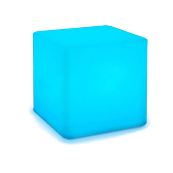 BOKYAN Large LED Cube Light 15cm/5.9in Rechargeable Color Changing Lamp Kids Gift Toy with Remote