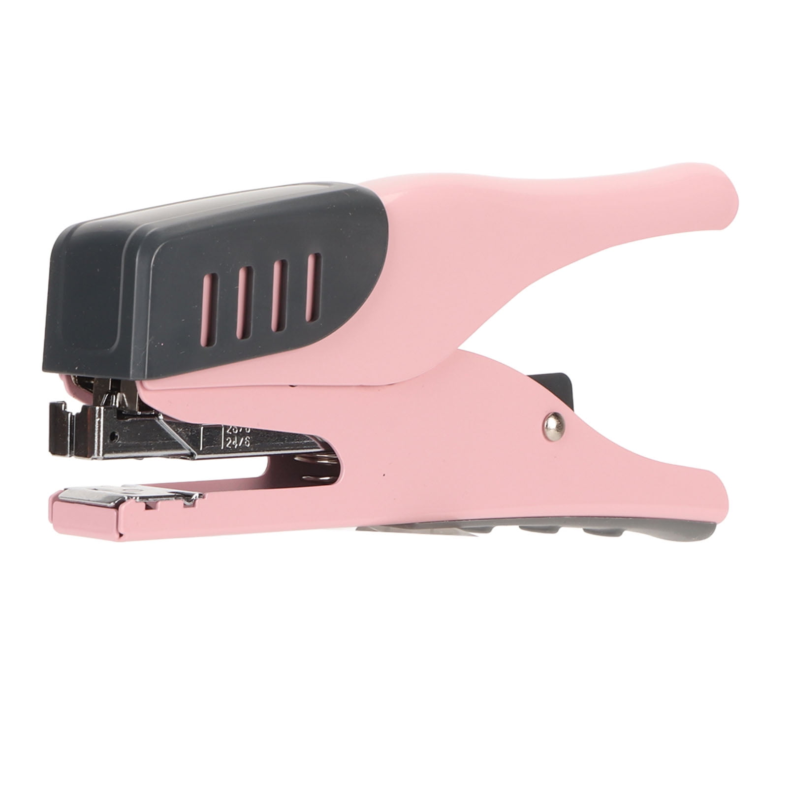 BOKYAN Macaron Pink Ergonomic Desk Stapler, 20 Sheet Capacity ...