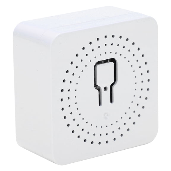 BOKYAN Mini Smart WiFi Light Switch On/Off Controller White APP Voice Control Alexa Tuya Compatible 16A 100-240V (1.97 in / 5.00 cm)