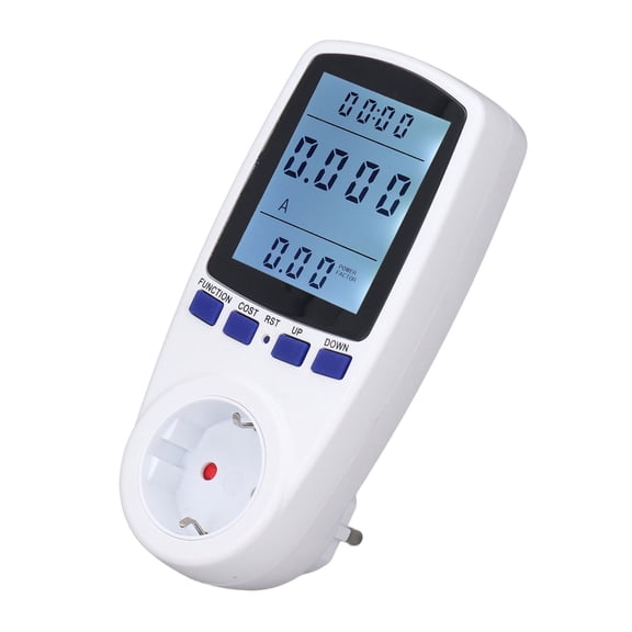 BOKYAN Multifunctional Watt Meter Amps Kilowatt Monitor Backlit Display 220V 16A 0.47 lbs / 213 g