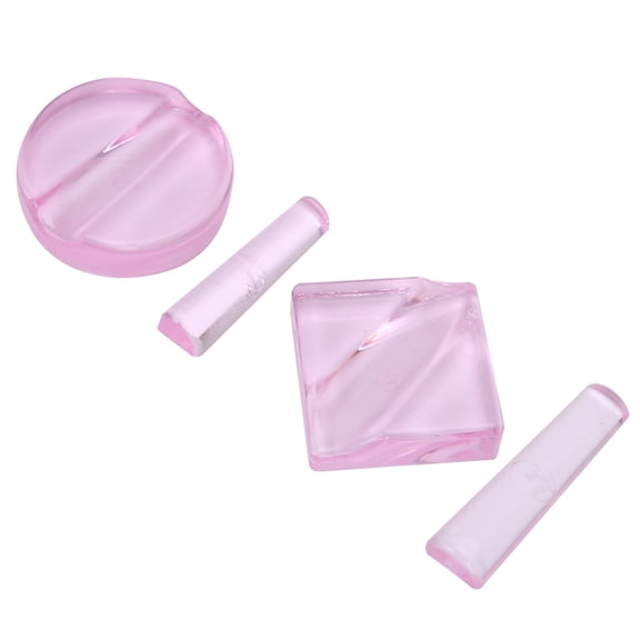 BOKYAN Nail Art Embossed Mold Frame Bending Curve Making Tool Set, 3D DIY Manicure Accessories Design Equipment for Salon and Home Use (Round & Square Shapes), Multicolor Metal Bending Molds