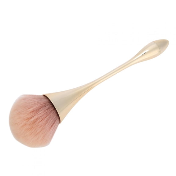 BOKYAN Nail Dust Removal Brush Long Handle Manicure Art Tool Powder Cleaning Fiber Brush Pink, 1 Count