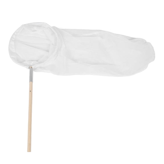 BOKYAN Nature Exploration Kids Fly Catching Net with Pine Wood Handle 18.1 inches / 46 cm Professional Polyester Insect Net for Outdoor Science Learning and Butterfly Collecting