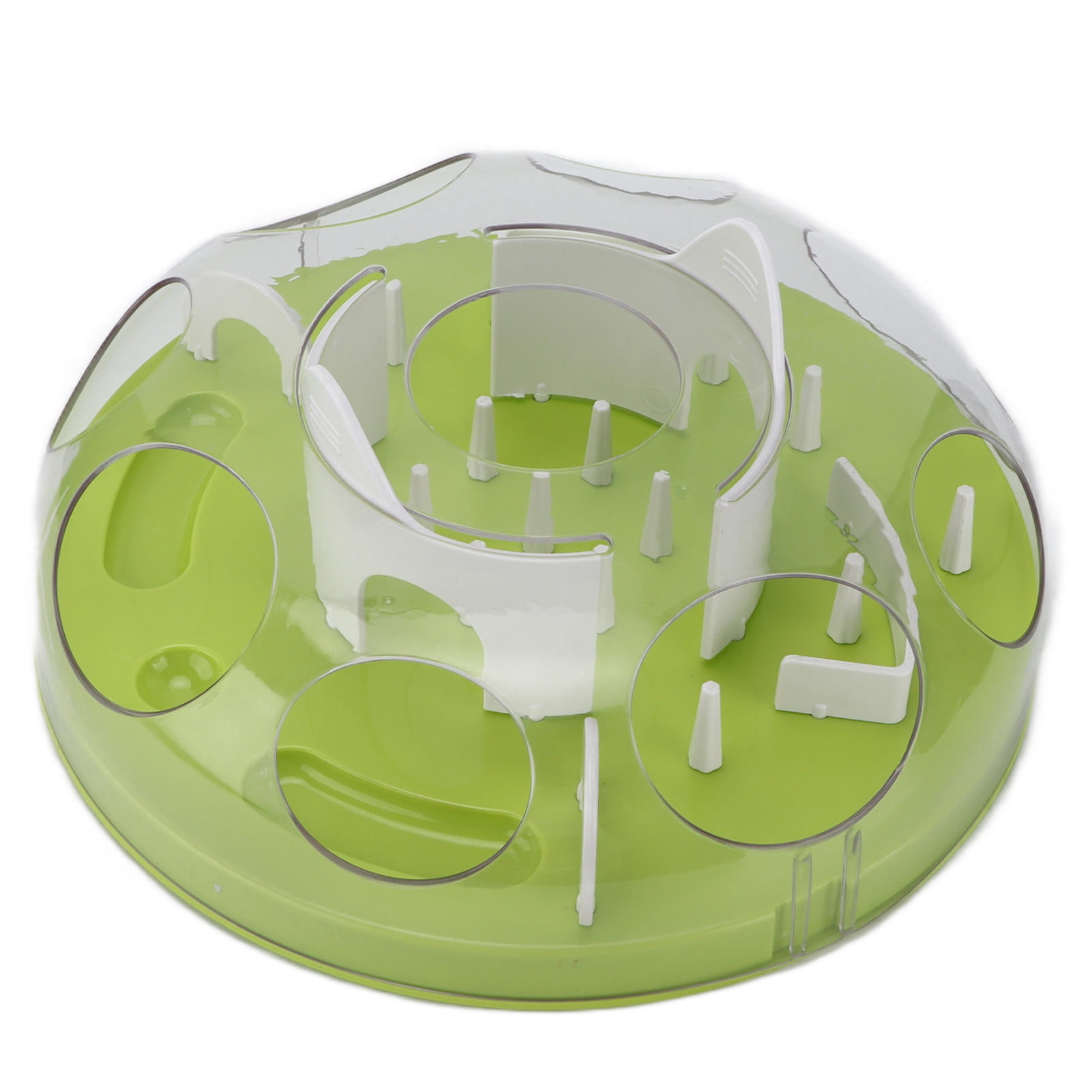 BOKYAN Pet Maze Slow Food Bowl – Interactive Puzzle Bowl for Cats & Dogs, 12.2" x 12.2" x 3.94", 2.09 lb, Non‑Slip Base, Food‑Safe, Rinseable
