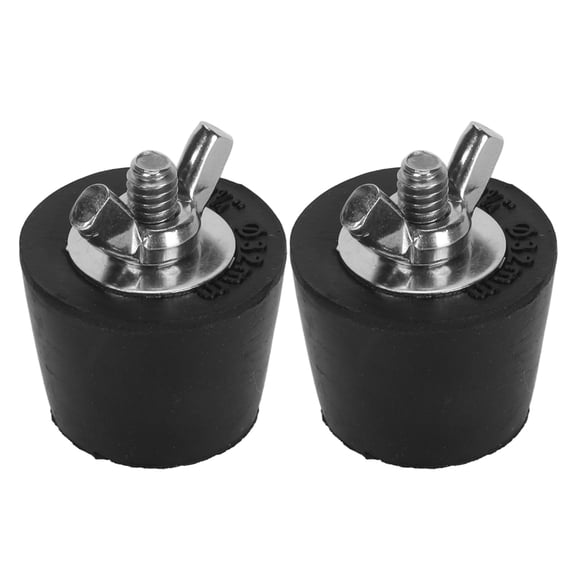 BOKYAN Pool Winterizing Expansion Plug, Heavy Duty Rubber Stainless Steel Swimming Pool Pipework Winter Plugs for Cold Weather Closing (32mm / 1.3 inches, 2 Packs)