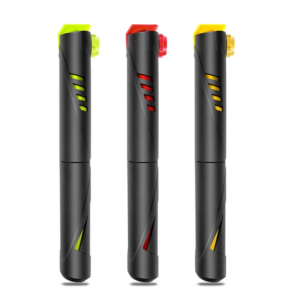 BOKYAN Portable Bicycle Pump Mini Hand Cycle Air Pump Ball Toy Tire Inflator Red (7.9 inches / 20.1 cm)