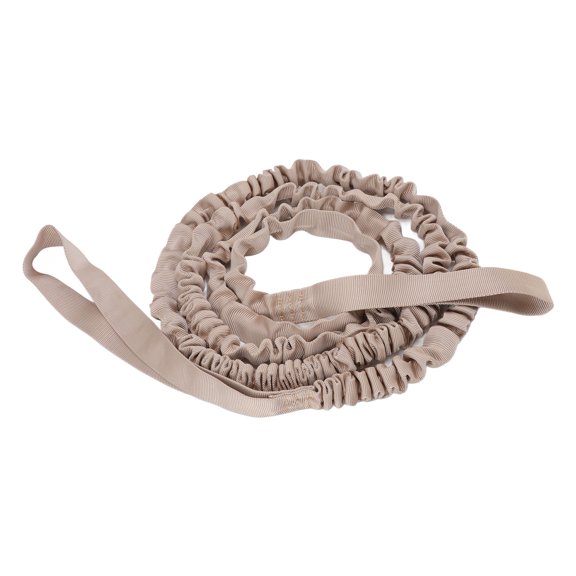 BOKYAN Portable Bike Towing Rope Durable Nylon Stretchable Design Cycling Bungee Puller for Family Trail Rides Khaki 8.86 feet / 2.7m