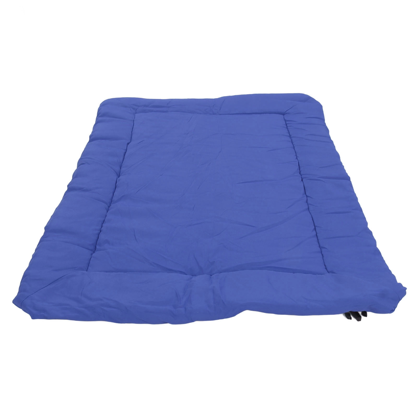 BOKYAN Portable Dog Bed Waterproof Foldable All Season Outdoor Dog Mat for Travel Car Camping Blue (14.2 inches / 36 cm) Durable Polyester Resting Cushion