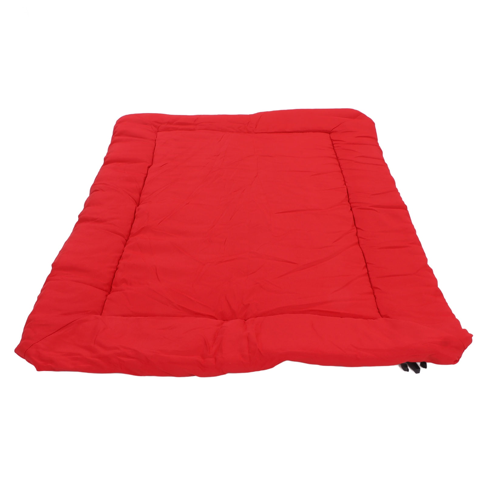 BOKYAN Portable Dog Bed Waterproof Foldable All Season Outdoor Dog Mat for Travel Car Camping Red (14.2 inches / 36 cm) Durable Polyester Resting Cushion