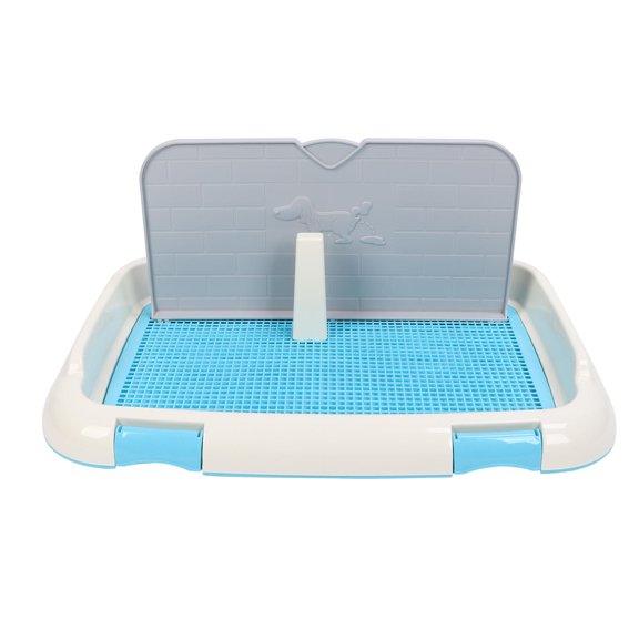 BOKYAN Portable Dog Potty Tray with Wall Cover – Easy‑Clean Indoor Puppy Pee Pad for Small & Medium Dogs