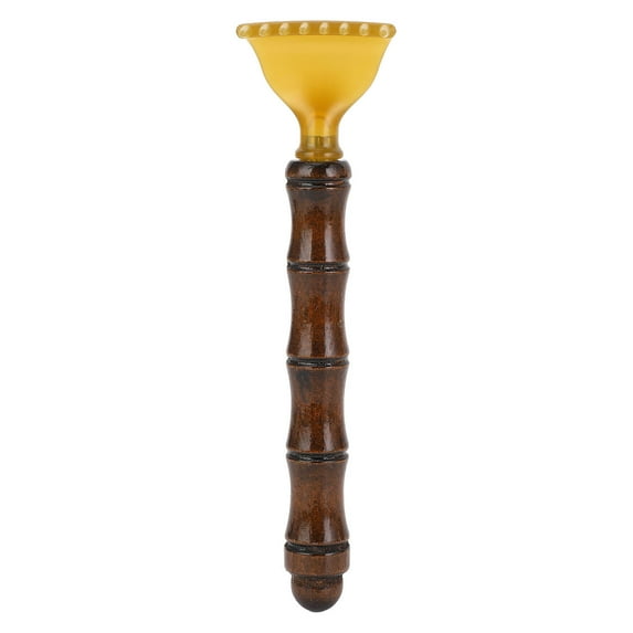 BOKYAN Portable Telescopic Wood Back Scratcher, Ergonomic Handle, Compact & Adjustable for Travel, Work & Home Use